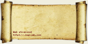 Zorana Vunić vizit kartica